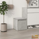 VID betonszürke szerelt fa tárolódoboz 40,5 x 40 x 40 cm