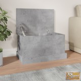 VID betonszürke szerelt fa tárolóláda 50 x 30 x 28 cm