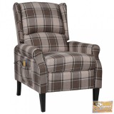 VID bézs dönthető szövet masszázsfotel