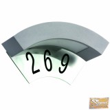 Vid canning fali lámpa házszámmal 240V