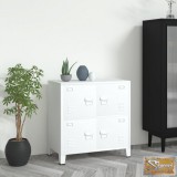 VID fehér acél ipari tárolószekrény 75 x 40 x 80 cm