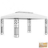VID fehér dupla tetős pavilon 3 x 4 m