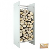 VID fehér edzett üveg tűzifatároló 40 x 35 x 100 cm