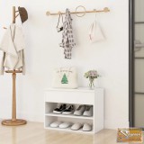 VID fehér forgácslap cipőtároló pad 60 x 30 x 45 cm