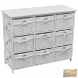 VID fehér tárolószekrény