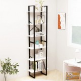 VID fehér tömör fenyőfa tárolópolc 60 x 30 x 210 cm