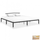 VID fekete fém ágykeret 200 x 200 cm