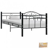 VID fekete fém kanapéágy-keret 90 x 200 cm