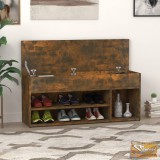 VID füstös tölgy színű cipőtároló pad 105x30x45 cm