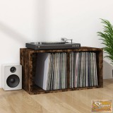 VID füstös tölgy színű szerelt fa lemeztároló doboz 71 x 34 x 36 cm