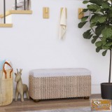 VID gyékény tárolópad szürke párnával 69 cm