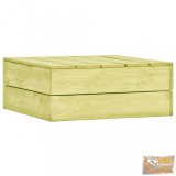 VID impregnált fenyőfa kerti asztal 75 x 75 x 31 cm