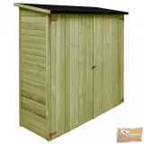 VID impregnált fenyőfa kerti szerszámtároló 182 x 76 x 175 cm