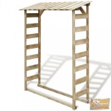 VID impregnált fenyőfa tűzifatároló 150 x 44 x 176 cm