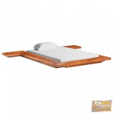VID japán stílusú tömör akácfa futon ágykeret 100 x 200 cm