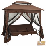 VID kávébarna átalakítható pavilon hintaágy