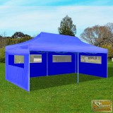 VID kék összecsukható pavilon 3 x 6 m