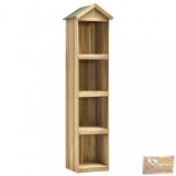 VID kerti impregnált fenyőfa szerszámtároló 36 x 36 x 163 cm