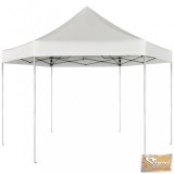 VID krémfehér összecsukható hatszög alakú pop-up pavilon 3,6x3,1 m
