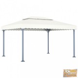 VID krémszínű alumíniumpavilon 400 x 300 cm