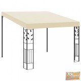 VID krémszínű falra szerelhető pavilon 3 x 3 x 2,5 m