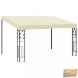 VID krémszínű falra szerelhető pavilon 4 x 3 x 2,5 m