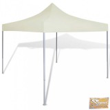 VID krémszínű összecsukható pavilon 3 x 3 m