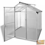 VID megerősített alumínium melegház 3,46 m²