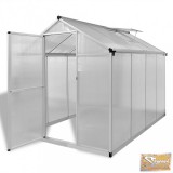 VID megerősített alumínium üvegház alapkerettel 4,6 m2