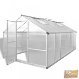 VID megerősített alumínium üvegház alapkerettel 9,025 m2