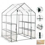 VID melegház 8 polccal 143 x 143 x 195 cm