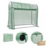 VID melegház cipzáras ajtóval 200 x 80 x 170 cm