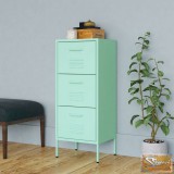 VID mentazöld acél tárolószekrény 42,5 x 35 x 101,5 cm