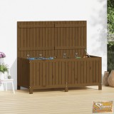 VID mézbarna tömör fenyőfa kerti tárolóláda 147x68x64 cm