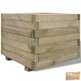 VID négyszögletes fa magaságyás 50 x 50 x 40 cm