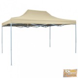 VID összecsukható, felállítható sátor 3 x 4,5 m krémfehér