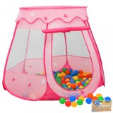 VID rózsaszín gyerekjátszósátor 250 labdával 102 x 102 x 82 cm