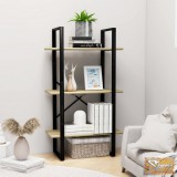 VID sonoma-tölgyszínű forgácslap tárolópolc 60 x 30 x 105 cm