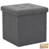 VID sötétszürke összecsukható művászon tárolóülőke