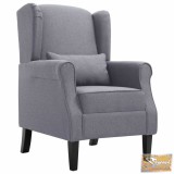 VID sötétszürke szövet karosszék