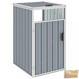 VID szürke acél kukatároló 72 x 81 x 121 cm