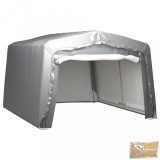 VID szürke acél tárolósátor 370x370 cm