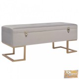 VID szürke bársonypad tárolórekesszel 105 cm