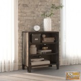 VID szürke fém és mdf tárolószekrény 72 x 36 x 82 cm