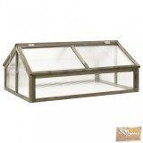 VID szürke fenyőfa melegház 114 x 80 x 50 cm