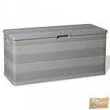 VID szürke kerti tárolóláda 117 x 45 x 56 cm