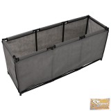 VID szürke szövet tárolódoboz 105 x 34,5 x 45 cm