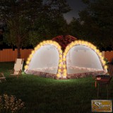 VID terepszínű partisátor led-del és 4 oldalfallal 3,6x3,6x2,3 m