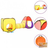 VID többszínű gyerekjátszósátor 250 labdával 255 x 80 x 100 cm