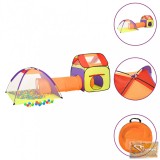 VID többszínű gyerekjátszósátor 250 labdával 338 x 123 x 111 cm